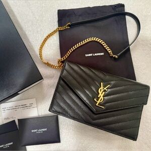 YSL, Saint Laurent Cassandre wallet on chain 9️⃣2️⃣5️⃣